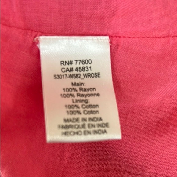 💕New Saltwater maxi dress Pink V-Neck size large New - Picture 13 of 16